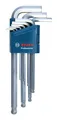 Bosch Professional Innensechskantschlüssel, Hex Schlüssel Set, 9-teilig - 1600A01TH5 (9 Teile)