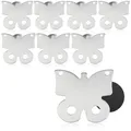 8x Tischdeckenbeschwerer, Tischtuchgewichte aus Edelstahl, Schmetterling