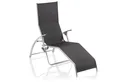KETTLER Wellnessliege Kettler Tampa Bäderliege Saunaliege 1710-9400 Silber / Charcoal