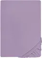 Spannbettlaken BIBERNA "Marc", lila (viola), L:200cm