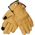 Merlin Leigh D3O Heritage Motorradhandschuhe, gelb, Größe S für Männer