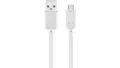 Kabel USB 2.0 Hi-Speed, Biały - Długość kabla 0.15 m