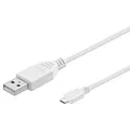 Goobay USB MICRO-B 015 WEISS 0.15m USB 2.0 Hi-Speed Kabel NEU OVP