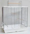 Ollesch Vogelkäfig Großer Vogelkäfig Wellensittich Kanarien Großsittich mit Freisitz