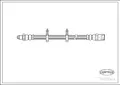 19026924 CORTECO Bremsschlauch für ,IVECO