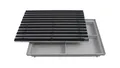 EMCO 60x40cm Eingangsmatte Gummi + Bürsten 22mm + ACO Bodenwanne Fußmatte Matte