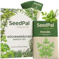 SeedPal Kräutersamen Set - 12 Beliebtesten Küchenkräuter - Kräuter der Provence, italienische Kräuter - Kräutergarten für Küche oder Balkon - Samen Saatgut - Gartenkräuter Sorten