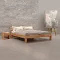 Krok Wood Massivholzbett Julia in Buche 120x200 cm - Transparent