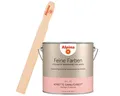 Alpina Feine Farben inkl. Rührholz – No. 41 Kokette Sinnlichkeit – edelmatte Innenfarbe - Wandfarben für einzigartige Farbwirkungen und Raumstimmungen – Kräftiges Puderrosa - 2,5 Liter