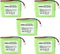 vhbw 5x Akku kompatibel mit Telekom Sinus A201 schnurlos Festnetz Telefon (600 mAh, 2,4 V, NiMH)