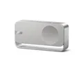 Bose SoundLink Home Lautsprecher, Premium, tragbarer und kabelloser Bluetooth-Regal-Lautsprecher, bis zu 9 Stunden Akkulaufzeit, Helles Silber