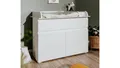 Wickelkommode Wickeltisch Kommode Blanc weiß 2 Schubkästen inkl. Wickelaufsatz
