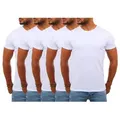 Young & Rich T-Shirt Herren Uni Basic rundhals Ausschnitt Unterziehshirt 1701 Rundhalsauschnitt unifarben kurzarm regular fit S