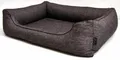Lebon Hundebett Lino - braun 100x75cm Hunde Bett Schlafplatz Liegeplatz