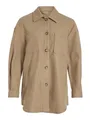 Vila Damen Vikimmi Shirt L/S Jacket - Noos Jacke, Tigers Eye, XS EU