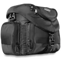 Mantona Premium Kameratasche - Universaltasche inkl. Schnellzugriff, Staubschutz, Tragegurt und Zubehörfach, geeignet für DSLM und DSLR Kameras, schwarz