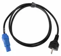 DJ PA Netzkabel Stromkabel Euro Schuko Kabel Power Plug Stecker Eurostecker 1,5m