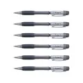 PENTEL Fiesta II Druckbleistifte, 0,5 mm, Schwarz, 6 Stück