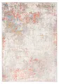 Carpeto Rugs Abstraktes Vintage Designer Teppich - Kurzflor - Weich Teppich für Wohnzimmer, Schlafzimmer, Esszimmer - ÖKO-TEX Wohnzimmerteppich - Teppiche - Creme Lachsfarben 1-120 x 170 cm