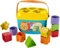 Fisher-Price FFC84 Babys Erste Bausteine Spielwürfeln Spielzeug Spielset Motorik