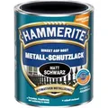 Hammerite Metall-Schutzlack Schwarz matt 750 ml