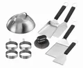Enders Plancha Griddle Set  inkl. Rezeptheft Wender Dome Spachtel Bürste