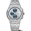 Maurice Lacroix Aikon Quartz Chronograph AI1118-SS002-230-1 - silber/blau,silber - 42,0mm