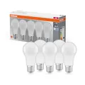 Osram LED Base Classic A, Sockel: E27, Nicht Dimmbar, Kaltweiß, Ersetzt eine herkömmliche 60 Watt Lampe, Matt, 5-er Pack
