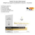 Golden Tree Slim Coffee Booster, Stoffwechsel- & Abnehmhilfe, mit Grünem Tee