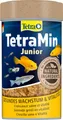 TetraMin Junior - Fischfutter in Form von kleinen Flocken für heranwachsende Jungfische ab 1cm Länge, spezielles Wachstumsfutter, 100 ml Dose