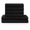 Blumtal Badetuch, Schwarz, Textil, 70x140 cm, Oeko-Tex® Standard 100, Badtextilien, Badetücher