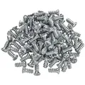 SO-TECH® Schrauben-Set Euroschrauben Vario Spezialschraube Vollgewinde Bohrung 5 mm, (100 St), 6,3 x 13 mm, mit Panhead silberfarben Panhead | 13 mm