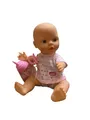 Vinyl Puppe | New Born Baby | inkl Zubehör | Trinkt und macht Pippi |  30 cm NEU