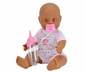 Simba 105036686 - New Born Baby Vinylbaby, dunkel