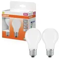 2er Pack OSRAM LED E27 Glühbirne Star Classic A 60 matt 5.9W als 60W Ersatz warmweißes Licht
