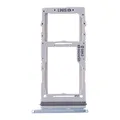 Wigento Dual SIM/Micro SD Karten Halter für Samsung Galaxy S20 Plus / S20 Ultra Blau Card Tray Ersatzteil
