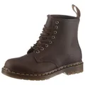 DR. MARTENS 8 Eyes Boot 1460 Crazy Horse Schnürstiefel Boots, Stiefel mit Lederinnensohle - schmale Form braun 43 EU
