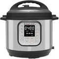 Instant Pot - Elektrischer Schnellkochtopf Duo Mini 3L. 7-in-1 Multikocher, Schnellkochtopf in Edelstahl-700W - Silber