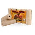 Thermospan Holzbriketts 10kg Mischholzspähne runde Form aus deutschen Wäldern helle Farbe