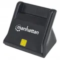 MANHATTAN USB 2.0 Smartcard-/SIM-Kartenlesegerät Desktop extern mit Standfuß