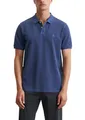 Marc O'Polo Herren Kurzarm-Poloshirt aus Bio-Baumwolle klassisch, Blau (Iris Ink), XL