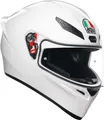AGV K1 S Helm Integralhelm Motorradhelm Rollerhelm mit Sonnenblende Weiß S 2118394001028005