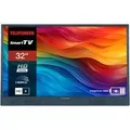 PL32BI Mobiler-Akku-TV, LED-Fernseher 80 cm (32 Zoll), blau, WXGA (HD-ready), Triple Tuner, Akku, Smart-TV
