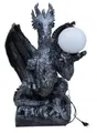 JVmoebel Tischleuchte Drachen Barock Lampe aus handgefertigtem Kunstwerk für Garten, Made in Europa