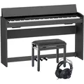 Roland F-107 Schwarz E-Piano Set
