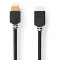 Nedis CVBW34090AT30 - 3 m - HDMI Typ A (Standard) - HDMI Typ A (Standard) - 3D - 18000 Gbit/s - Anthrazit