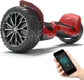 Bluewheel Hoverboard HX510_RD - 8.5" Vollgummireifen - LED-Scheinwerfer