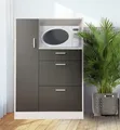 Küchenschrank Kombi L Blanca HTI-Line