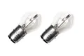 2x Lampe 6V - E-Geprüft - Glühlampe BA20D 35/35W für Motorrad - Moped - Mofa