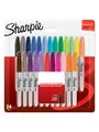 Sharpie Permanent Marker | Marker Stifte mit feiner Spitze | gemischte Farben | 24 Stück Market Set